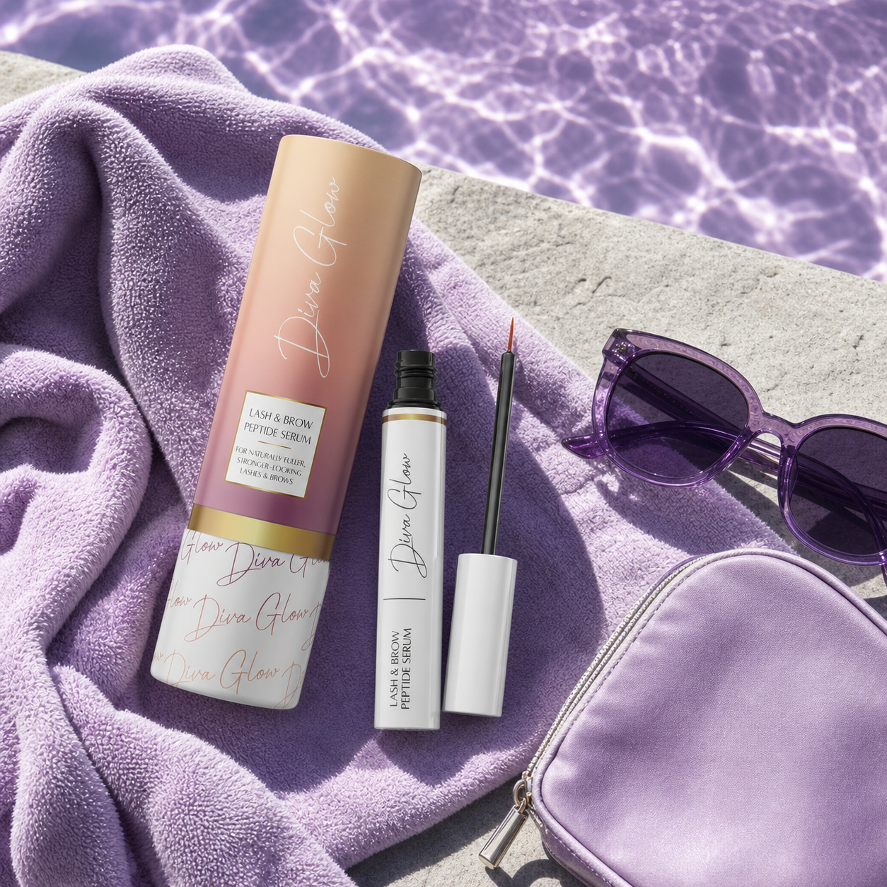 Diva Glow в лилава lifestyle композиция